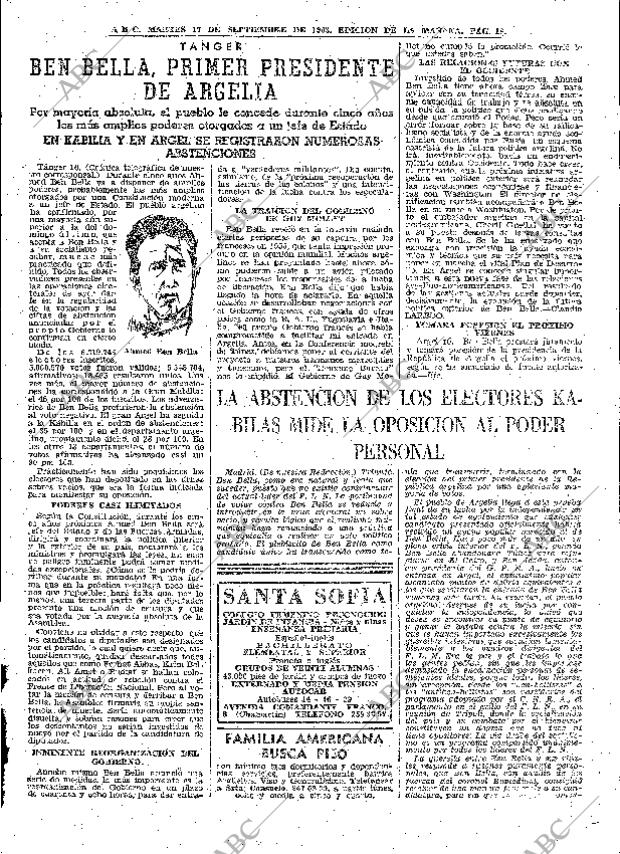 ABC MADRID 17-09-1963 página 19