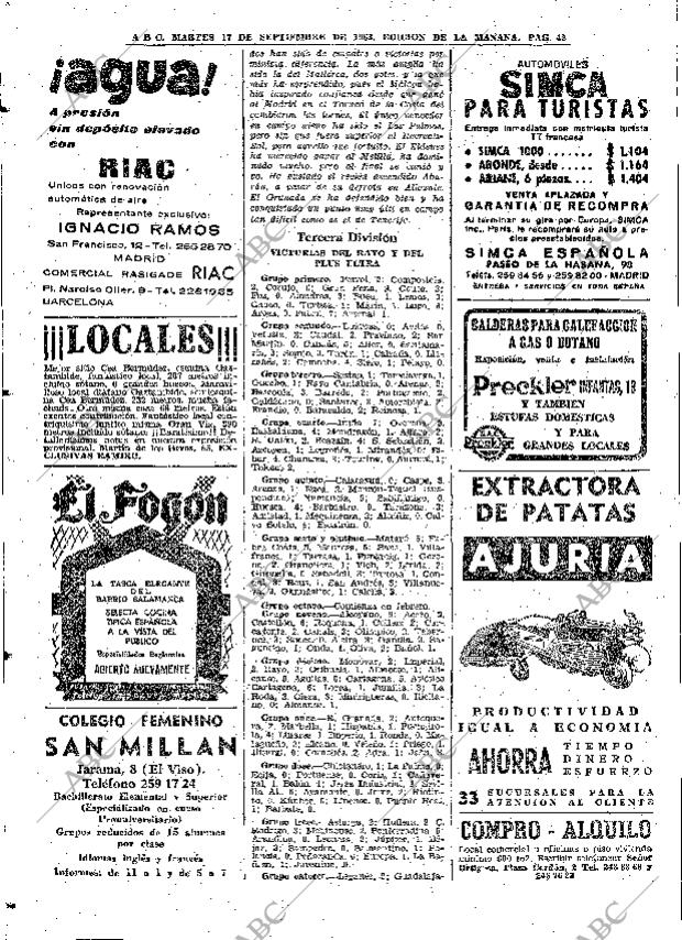 ABC MADRID 17-09-1963 página 42