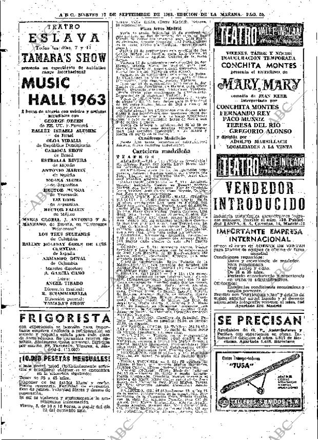 ABC MADRID 17-09-1963 página 50