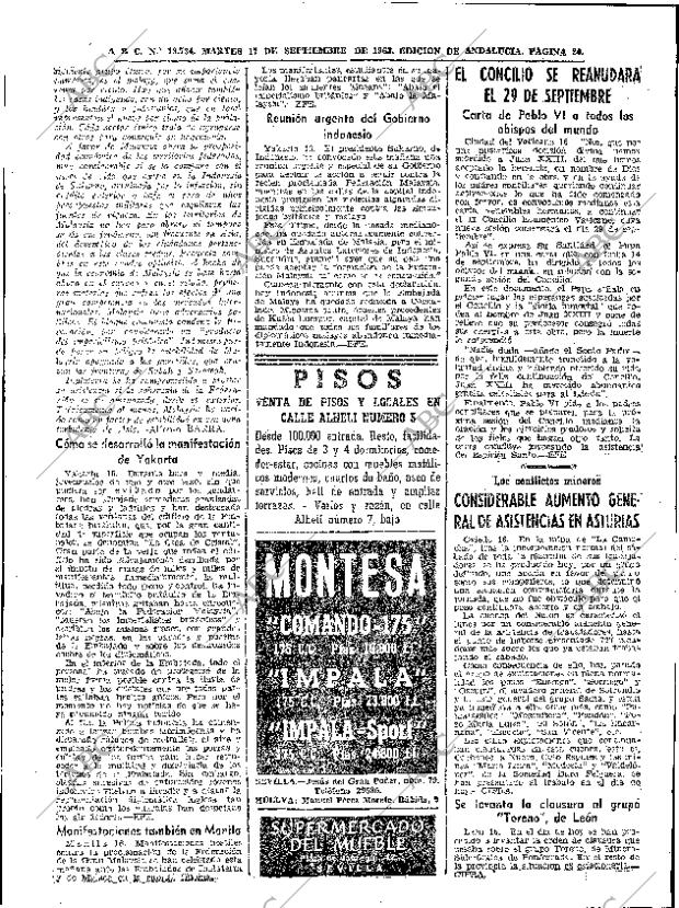 ABC SEVILLA 17-09-1963 página 20