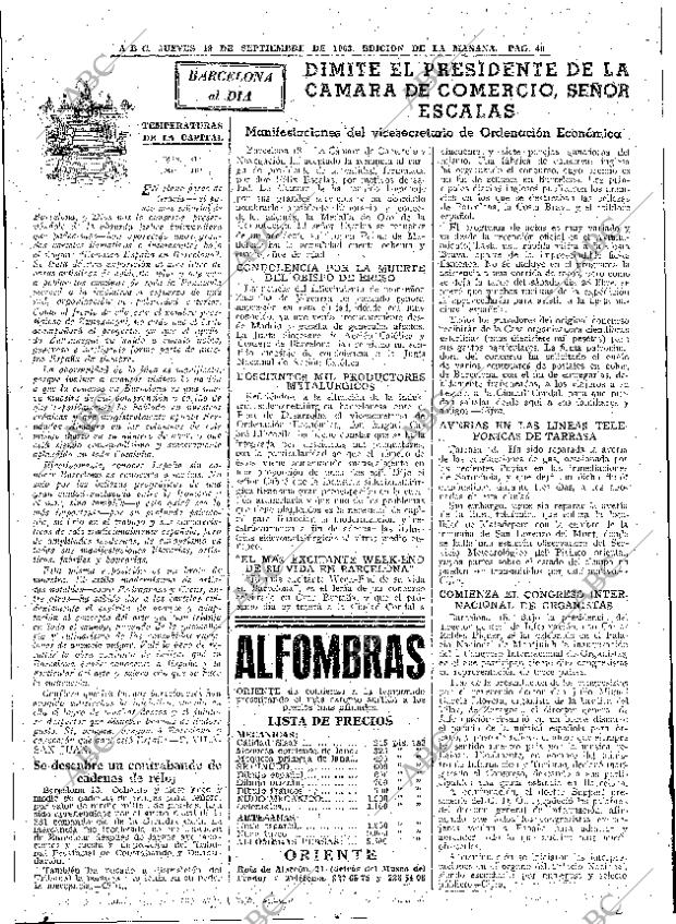 ABC MADRID 19-09-1963 página 40