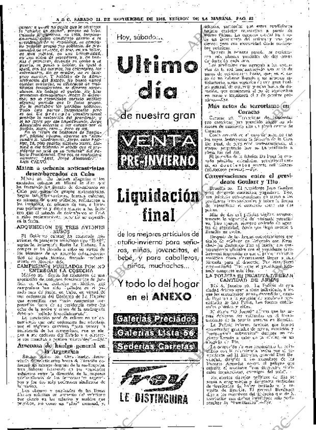 ABC MADRID 21-09-1963 página 42