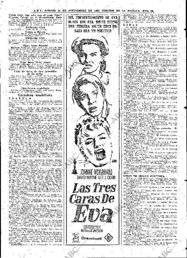 ABC MADRID 21-09-1963 página 63