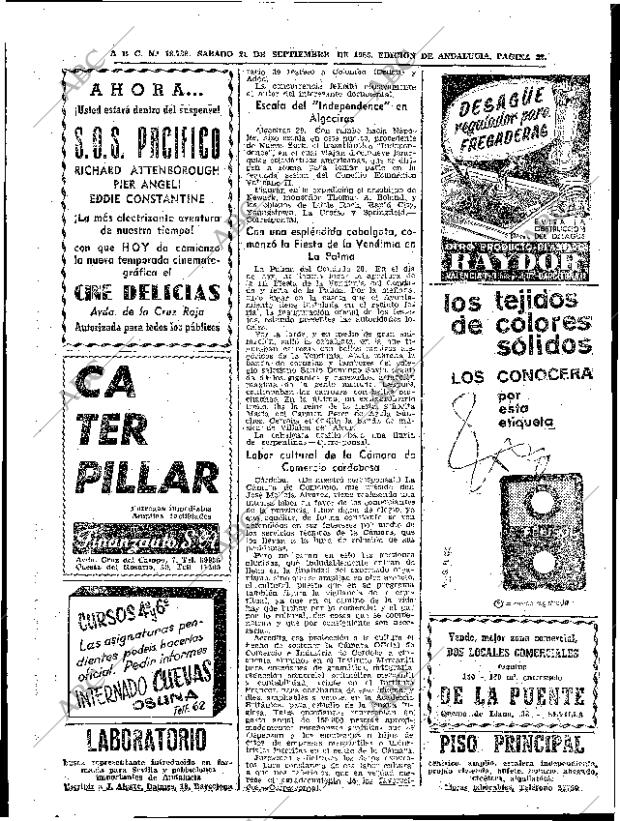 ABC SEVILLA 21-09-1963 página 32