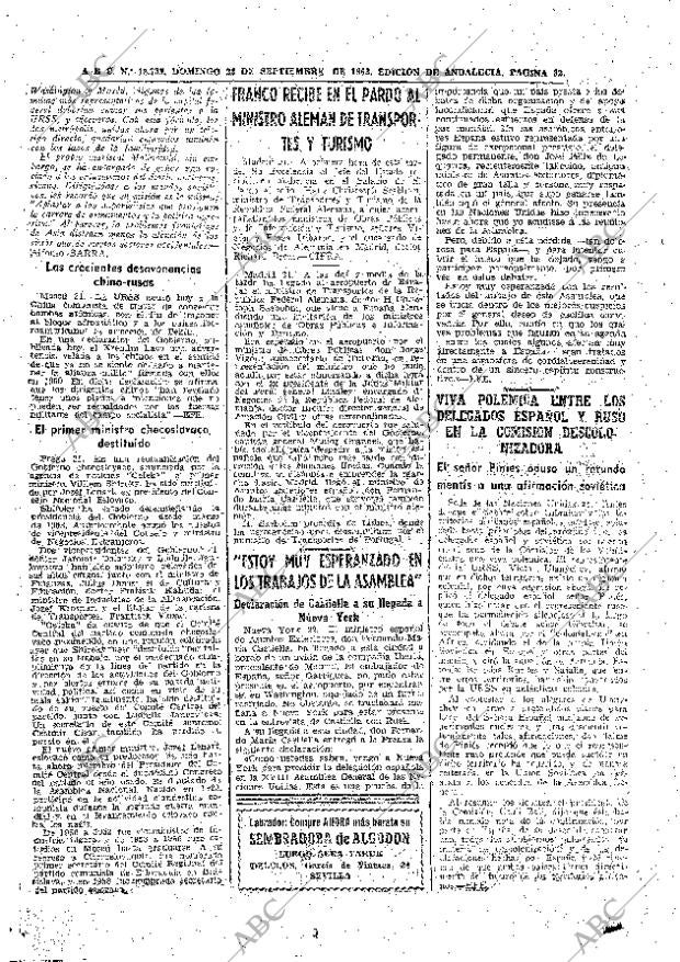 ABC SEVILLA 22-09-1963 página 32