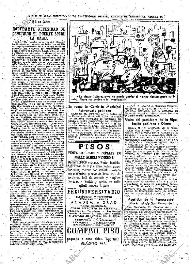 ABC SEVILLA 22-09-1963 página 49