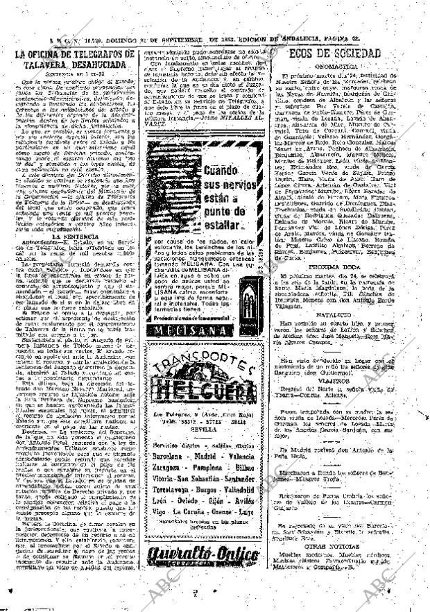 ABC SEVILLA 22-09-1963 página 52