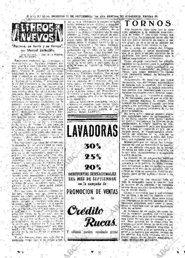 ABC SEVILLA 22-09-1963 página 53
