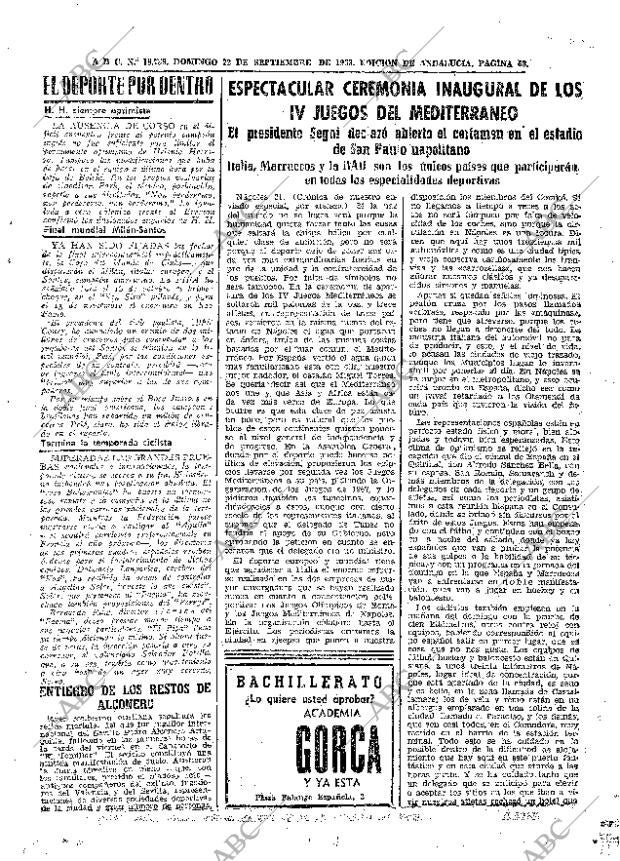 ABC SEVILLA 22-09-1963 página 63