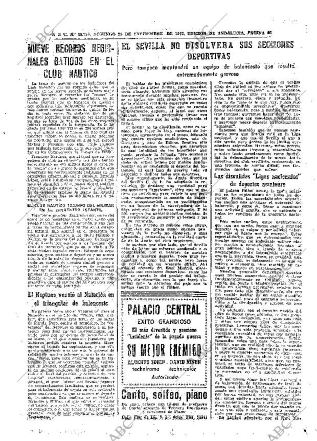 ABC SEVILLA 22-09-1963 página 65