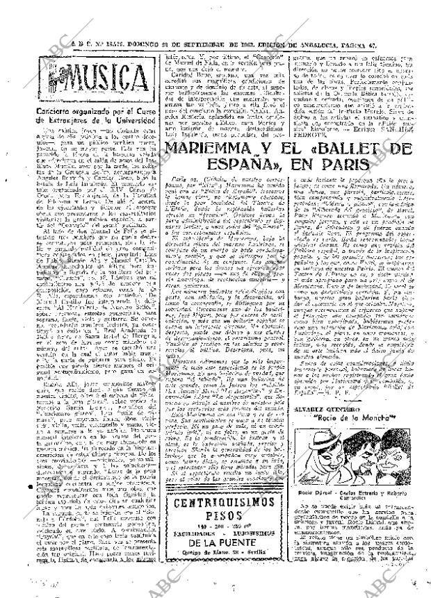 ABC SEVILLA 22-09-1963 página 67