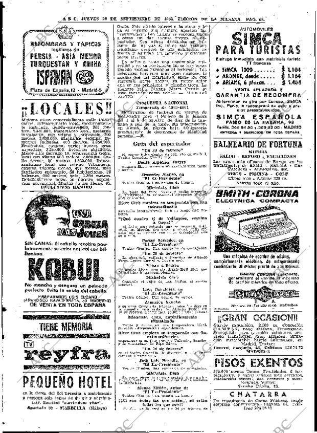 ABC MADRID 26-09-1963 página 66