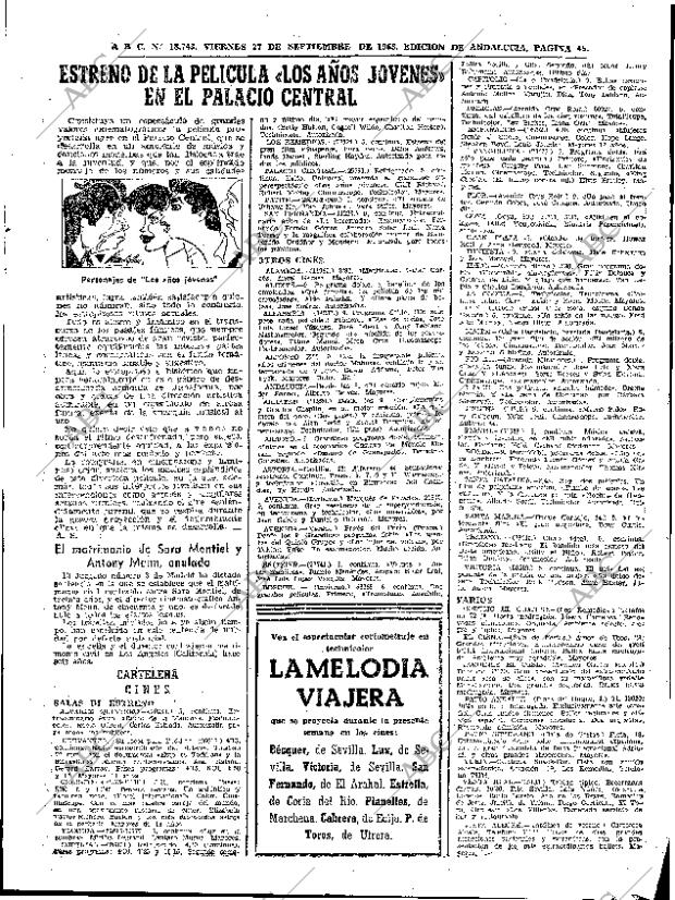 ABC SEVILLA 27-09-1963 página 45