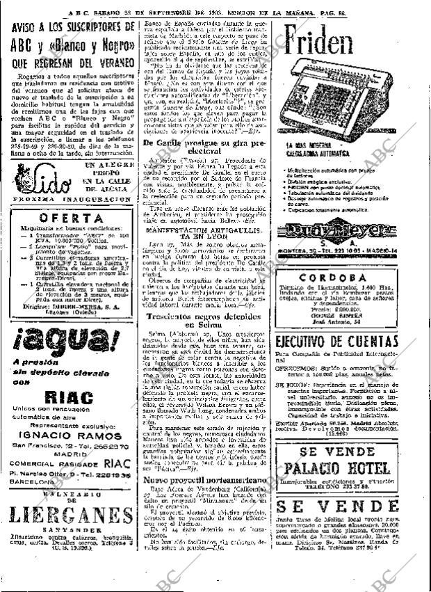 ABC MADRID 28-09-1963 página 56