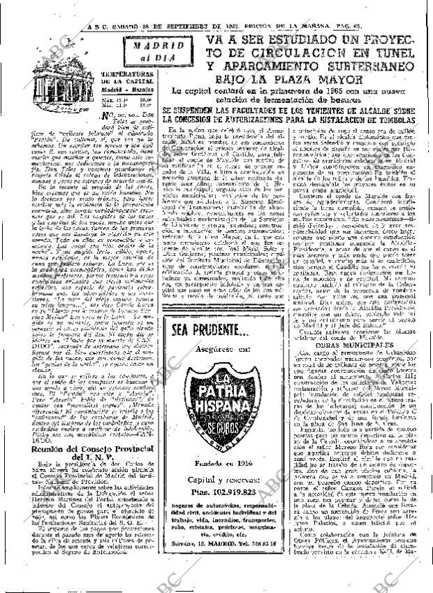 ABC MADRID 28-09-1963 página 65