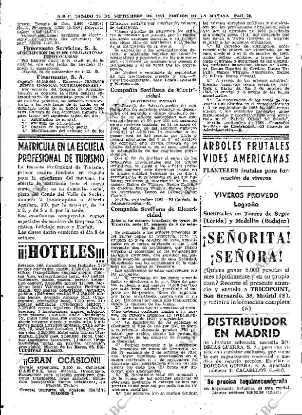 ABC MADRID 28-09-1963 página 70