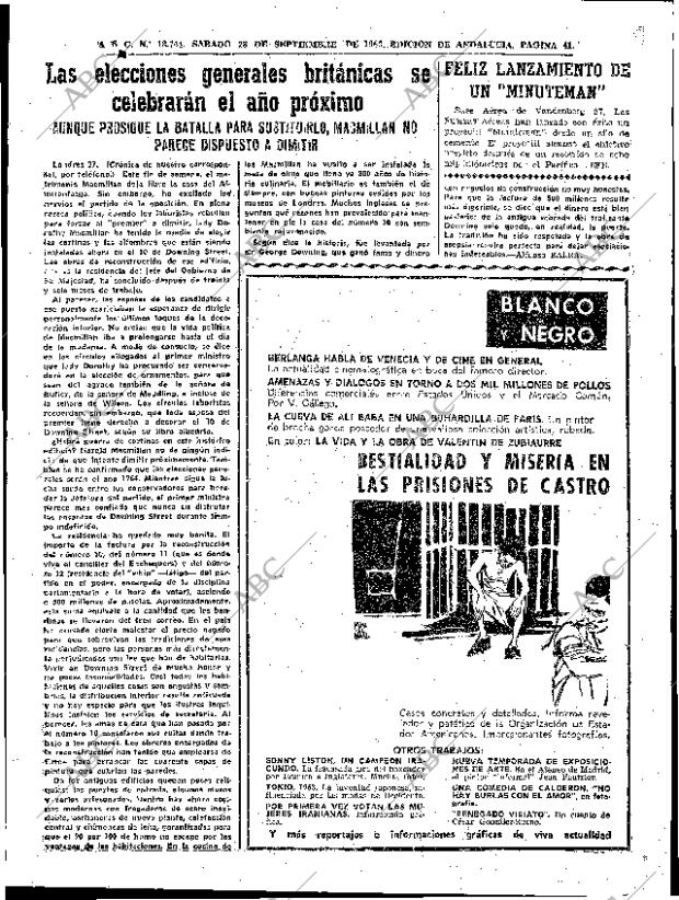 ABC SEVILLA 28-09-1963 página 41