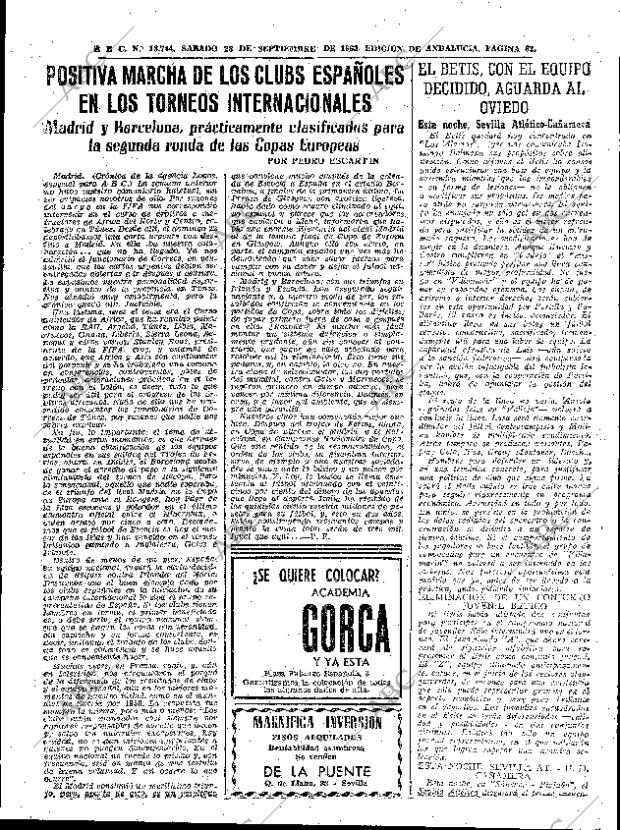 ABC SEVILLA 28-09-1963 página 63