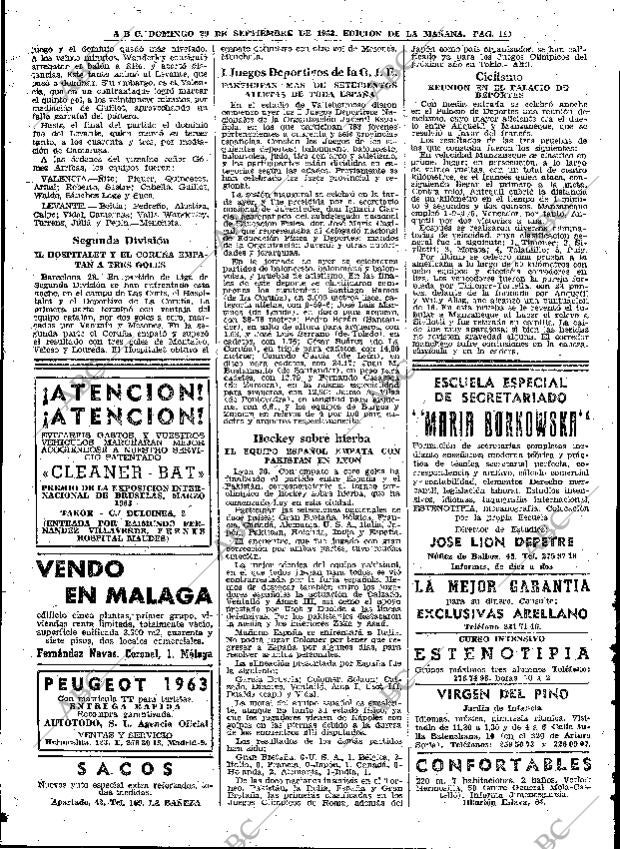 ABC MADRID 29-09-1963 página 110