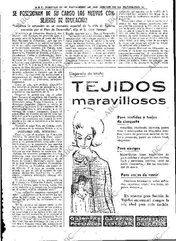 ABC MADRID 29-09-1963 página 91