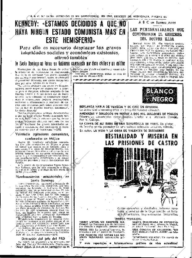 ABC SEVILLA 29-09-1963 página 65