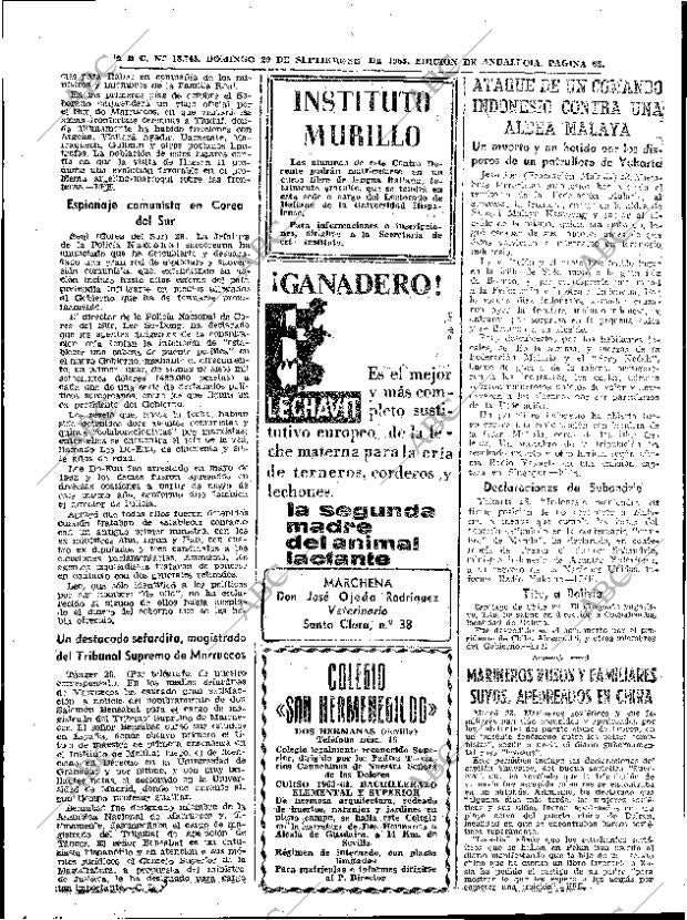 ABC SEVILLA 29-09-1963 página 68
