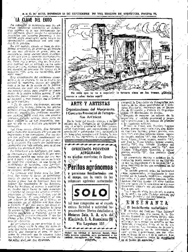 ABC SEVILLA 29-09-1963 página 75