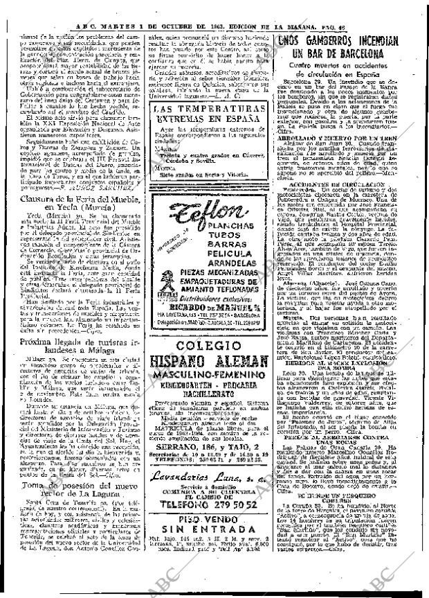 ABC MADRID 01-10-1963 página 46