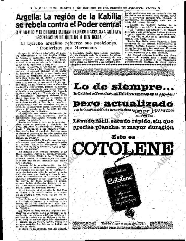 ABC SEVILLA 01-10-1963 página 21