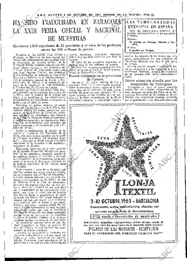 ABC MADRID 03-10-1963 página 43
