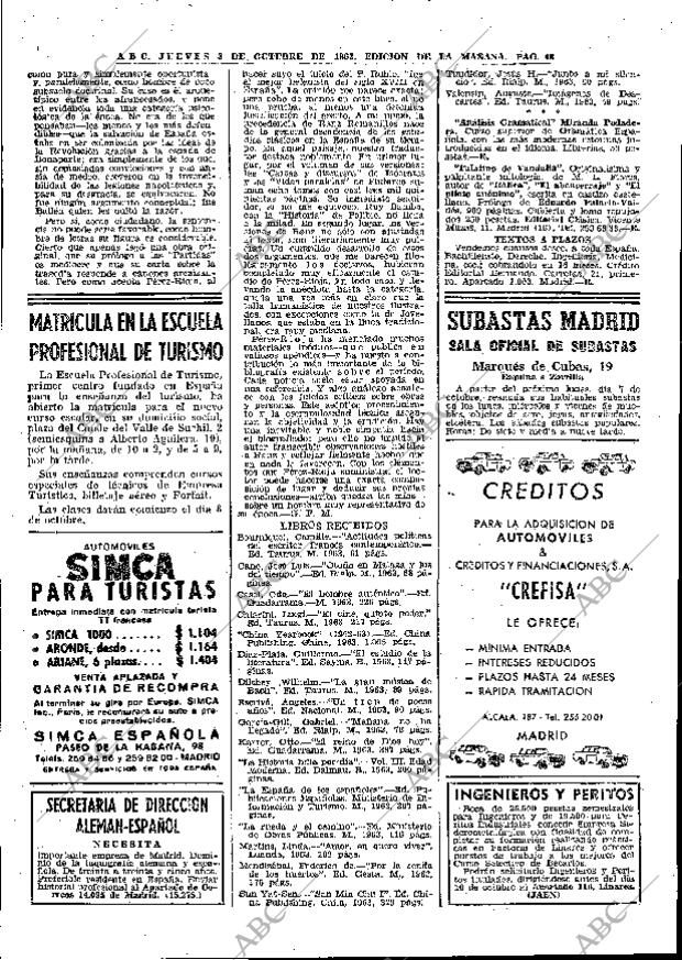 ABC MADRID 03-10-1963 página 48
