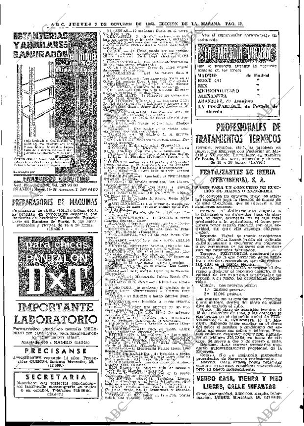 ABC MADRID 03-10-1963 página 67
