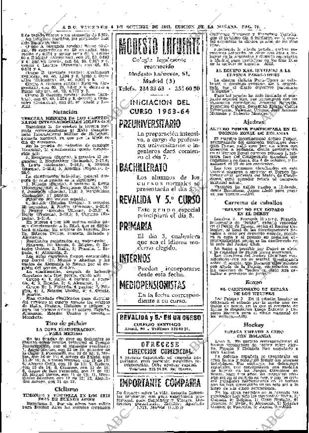 ABC MADRID 04-10-1963 página 74
