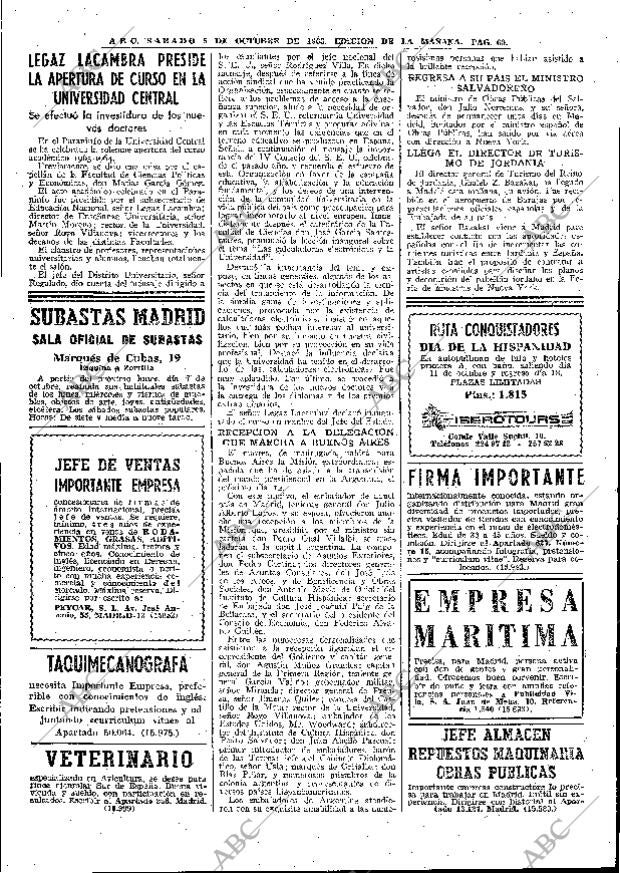 ABC MADRID 05-10-1963 página 60