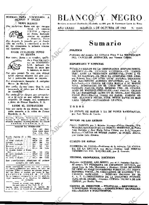 BLANCO Y NEGRO MADRID 05-10-1963 página 13