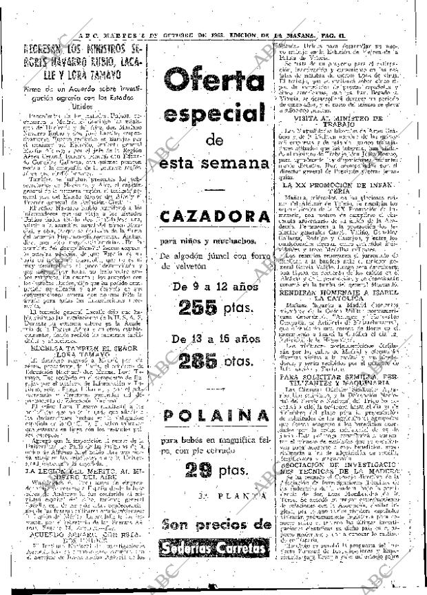 ABC MADRID 08-10-1963 página 41