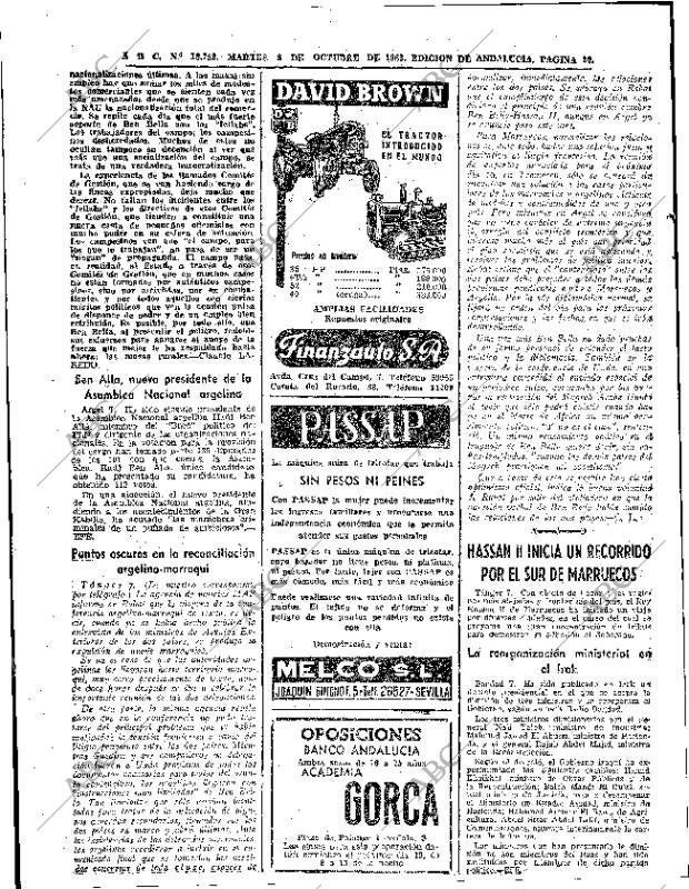 ABC SEVILLA 08-10-1963 página 20