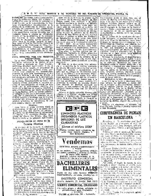 ABC SEVILLA 08-10-1963 página 28