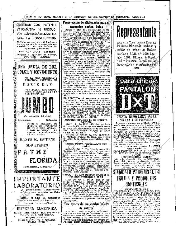 ABC SEVILLA 08-10-1963 página 42