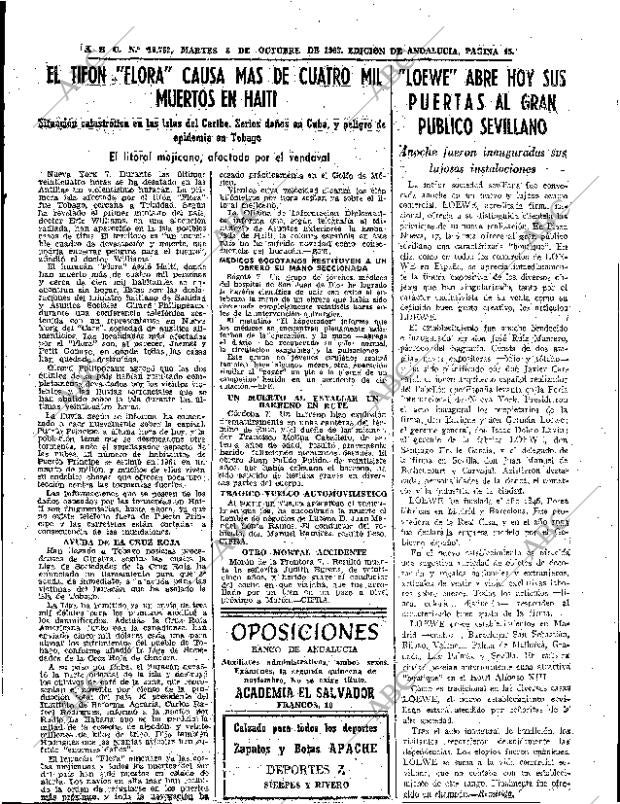 ABC SEVILLA 08-10-1963 página 45