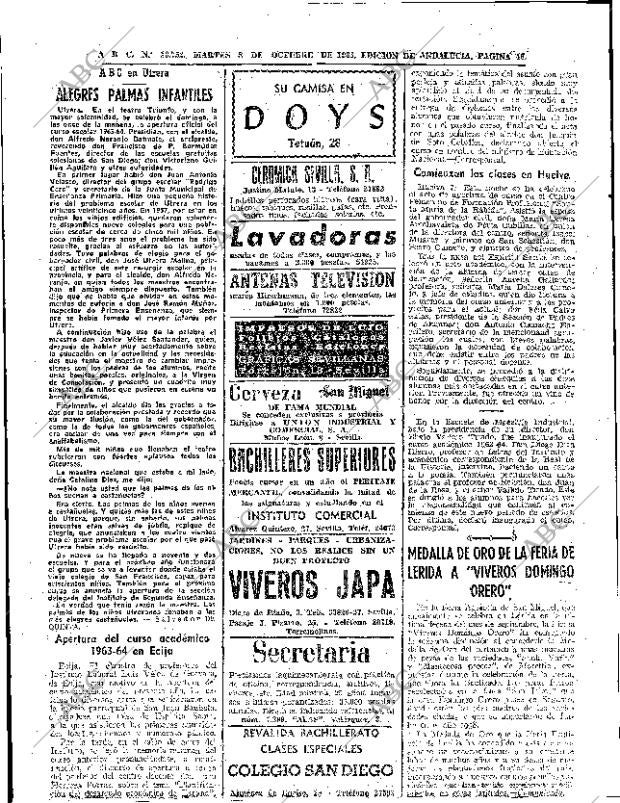 ABC SEVILLA 08-10-1963 página 46