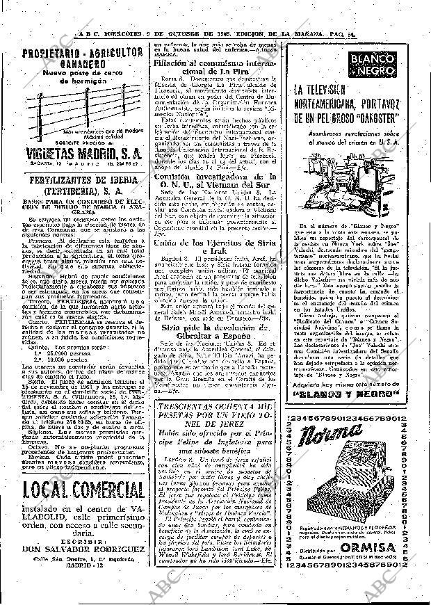 ABC MADRID 09-10-1963 página 54