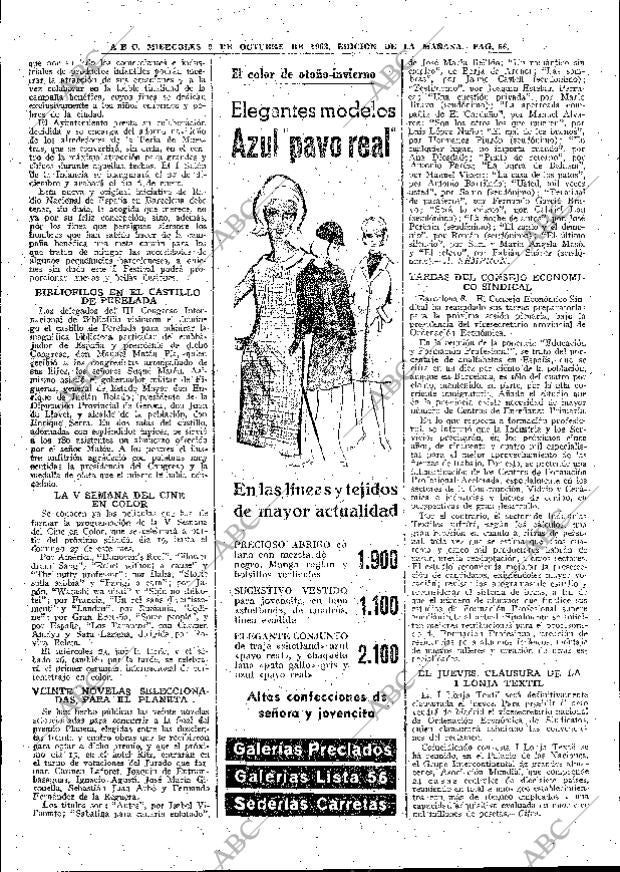 ABC MADRID 09-10-1963 página 66