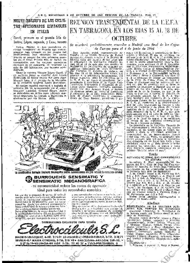 ABC MADRID 09-10-1963 página 77