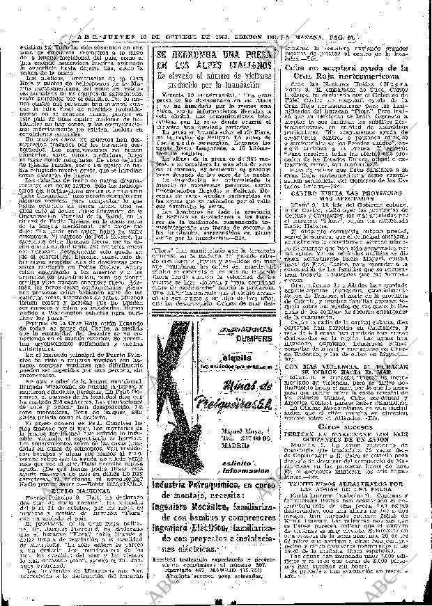 ABC MADRID 10-10-1963 página 40