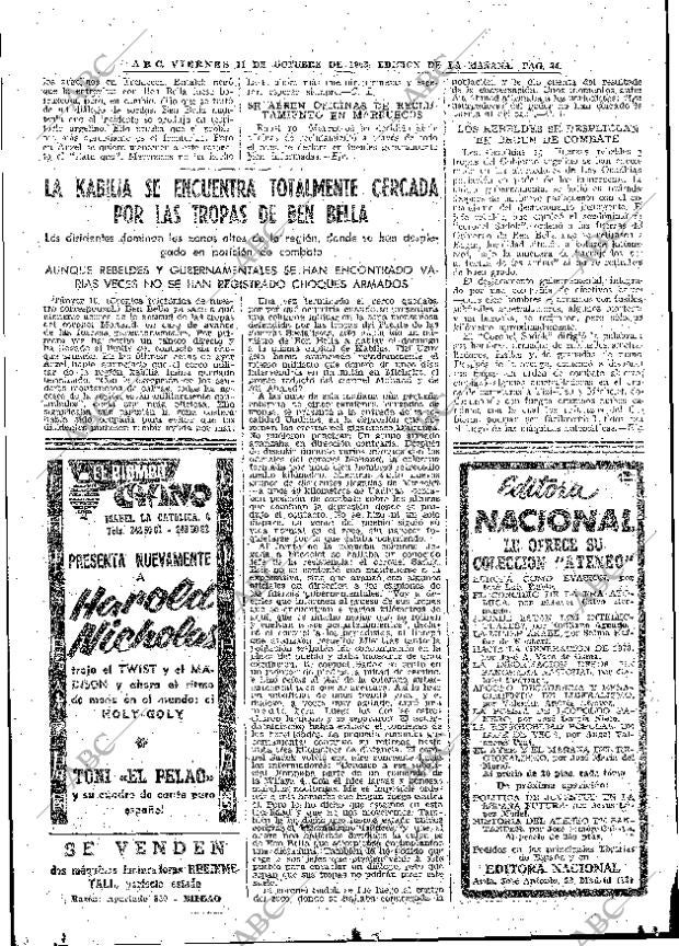 ABC MADRID 11-10-1963 página 34
