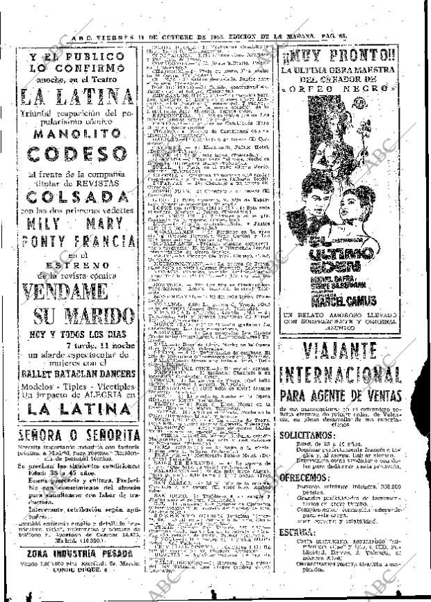 ABC MADRID 11-10-1963 página 66