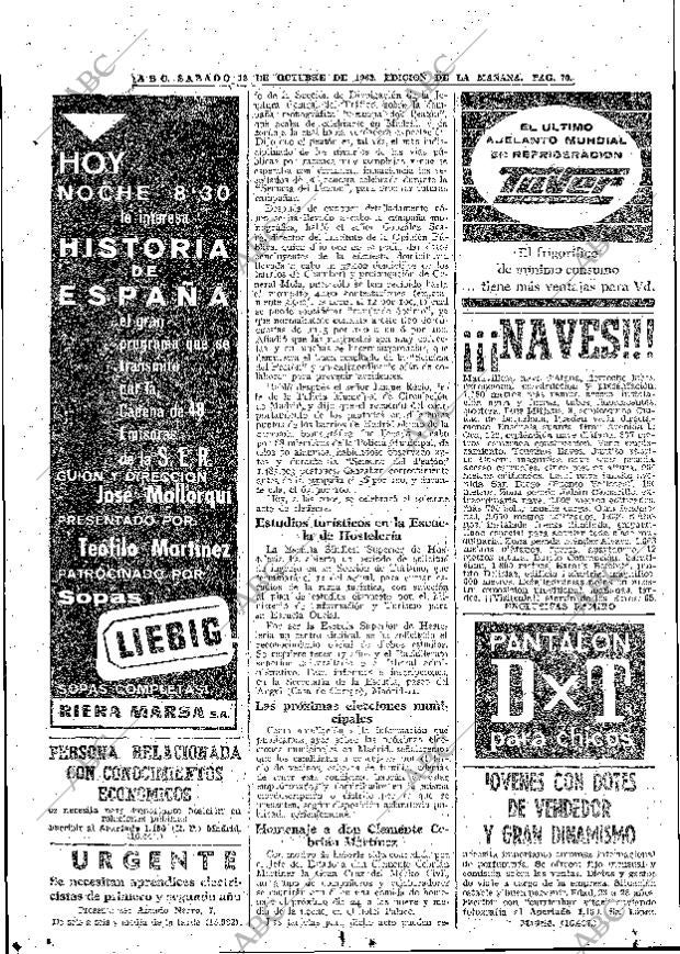 ABC MADRID 12-10-1963 página 70