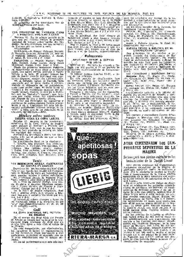 ABC MADRID 13-10-1963 página 106