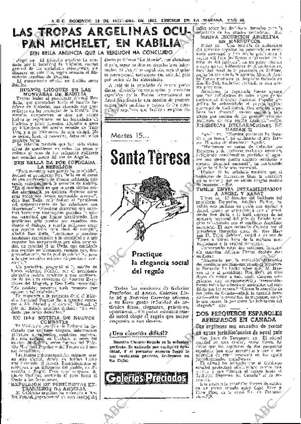 ABC MADRID 13-10-1963 página 84